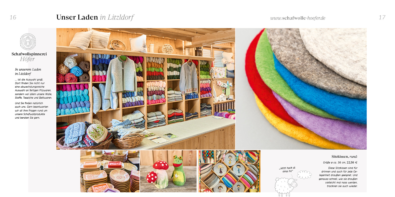 Produktkatalog Schafwolle Hoefer Grafikdesign Produktkatalog Schafwolle Hoefer