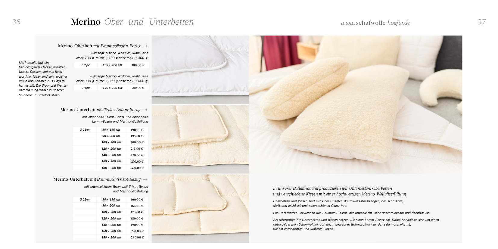 Produktkatalog Schafwolle Hoefer Grafikdesign Produktkatalog Schafwolle Hoefer